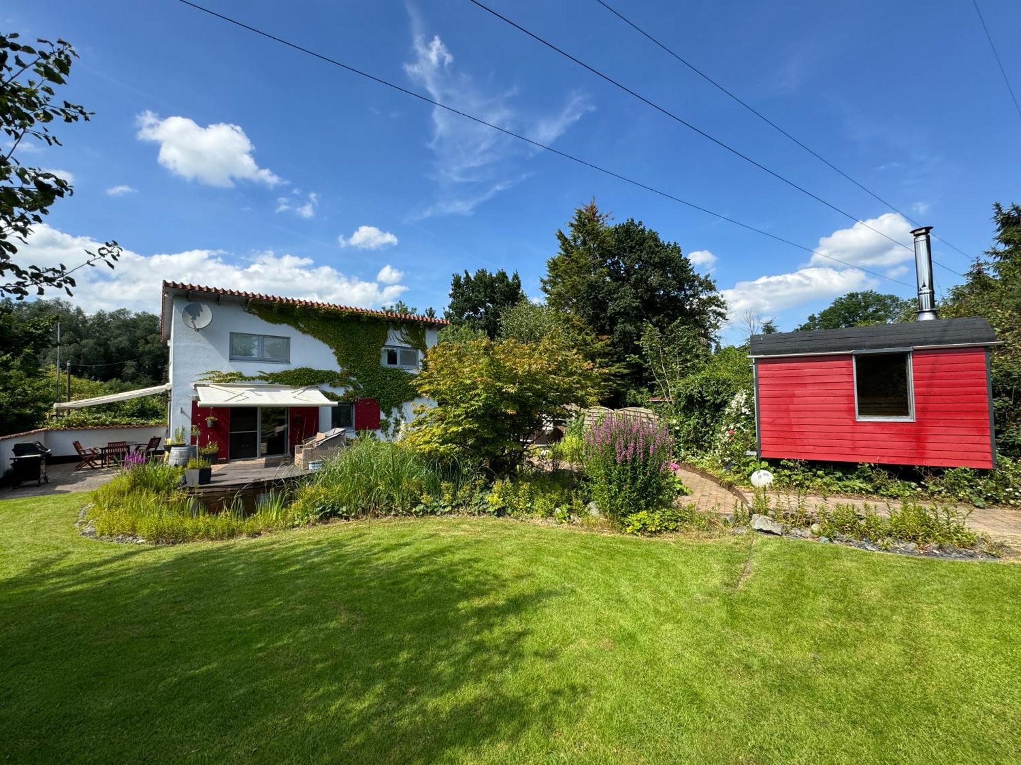Luxurioeses Ferienhaus Am Ems Jade Kanal Sande Exteriér fotografie
